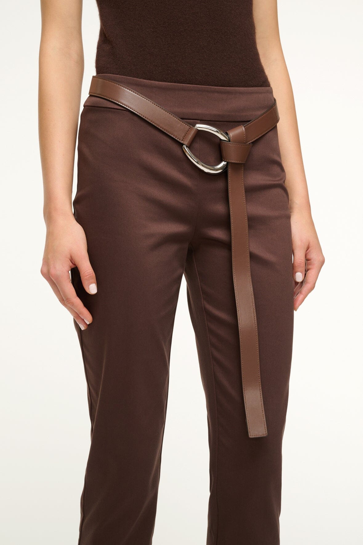 Image 30MM WRAP BELT | MAHOGANY SILVER 2 of 3 and Clicking this image will trigger a zoom pop-up