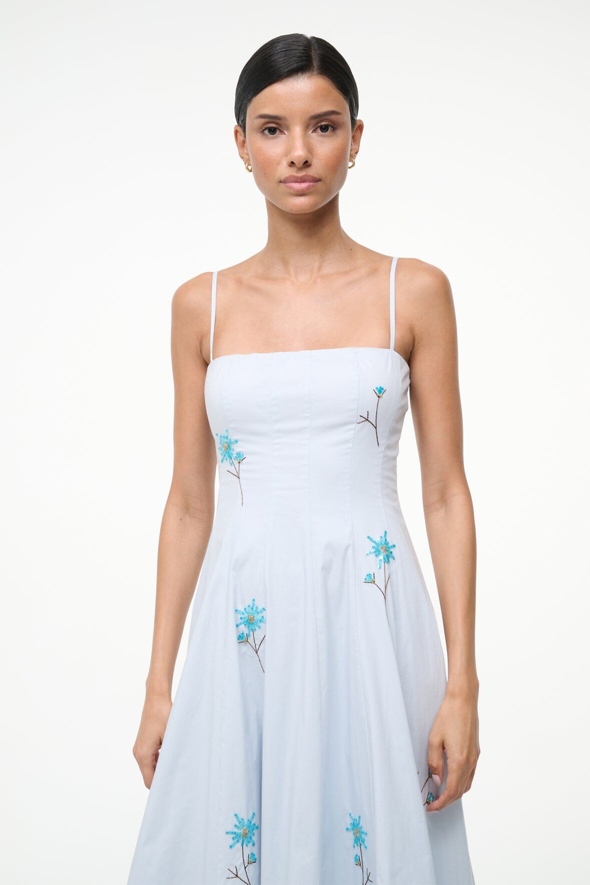 Image WYLIE DRESS | DANDELION SKY 3 of 7 and Clicking this image will trigger a zoom pop-up