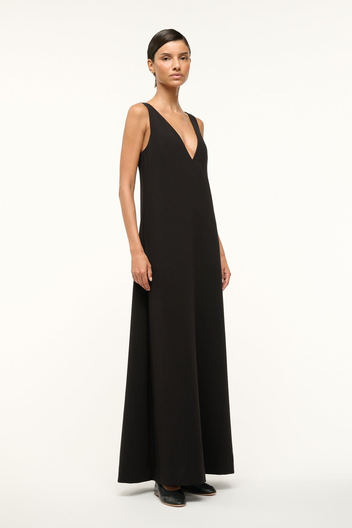 Image ZORA DRESS | BLACK 4 of 5 and Clicking this image will trigger a zoom pop-up