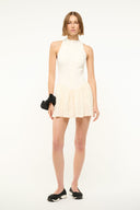 Image CREVASSE MINI DRESS | IVORY 1 of 8