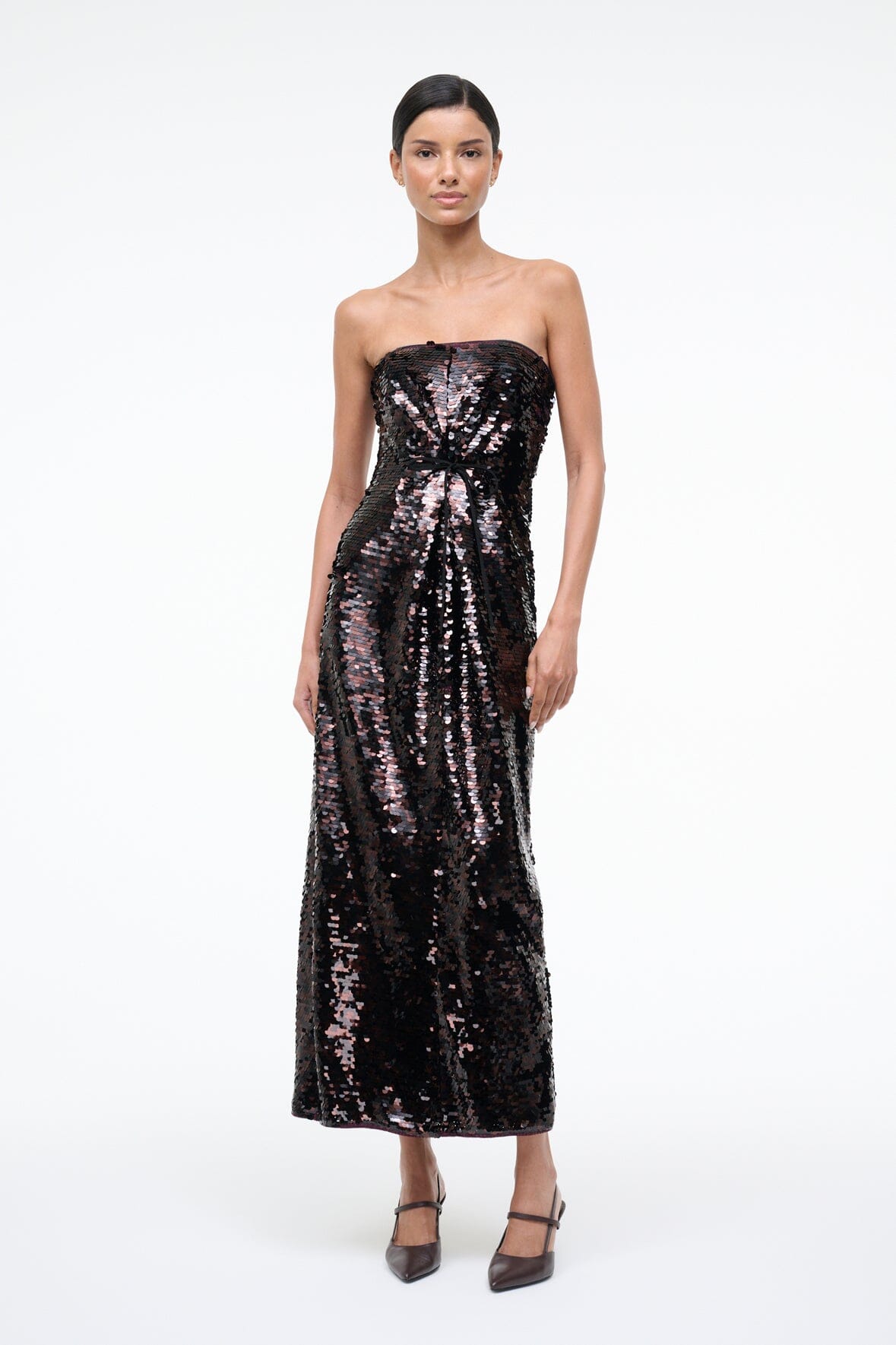 STAUD, Cece Dress in Espresso Black, Size 0 STAUD, Cece Dress in Espresso Black, Size 0