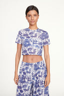 Image FERNANDA COVERUP TOP | BLUE TOILE 5 of 6