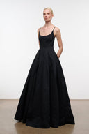 JOY MAXI DRESS | BLACK BLACK / 4