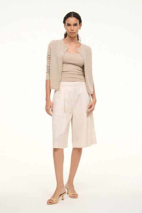 Go to CRUZ BERMUDA LINEN SHORT NATURAL view 1