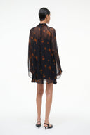 staud esther chiffon mini dress STAUD, Esther Mini Dress in Taupe, Size XS