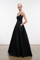 JOY MAXI DRESS | BLACK BLACK / 4