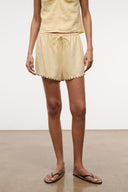 PADDLE LINEN SHORT | BUTTER STUDS BUTTER STUDS / XS