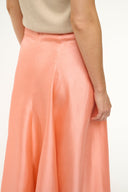 Image VINCENZO SILK SKIRT | CARNATION 6 of 8