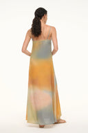 Image LAURA LINEN DRESS | PASTEL CLOUDS 5 of 6