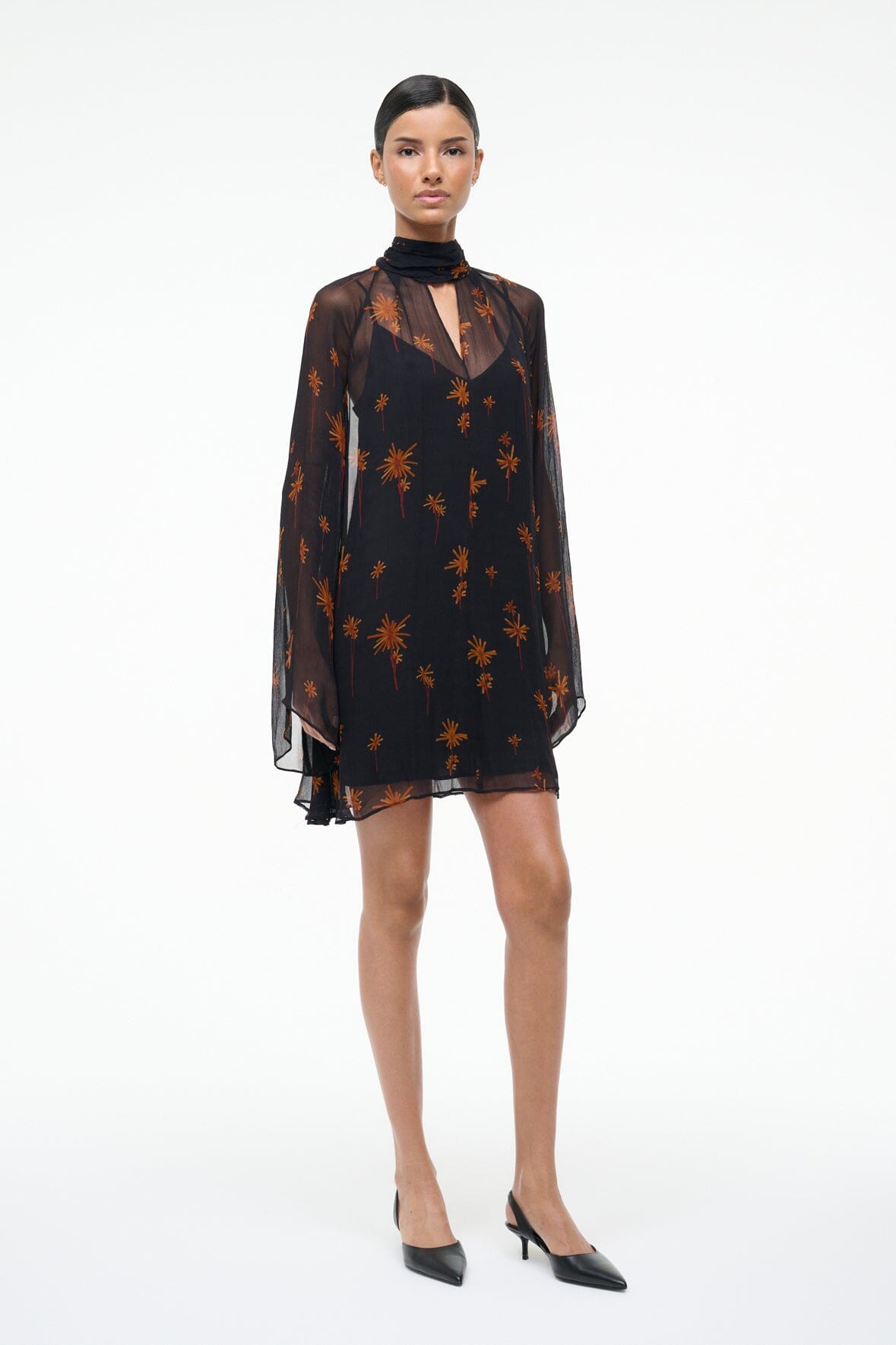 Image ESTHER MINI DRESS | AUTUMN NIGHT 3 of 8 and Clicking this image will trigger a zoom pop-up