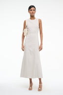 Image MARTINE LINEN DRESS | NATURAL 1 of 5