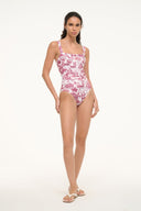 Image ADELAIDE ONE PIECE | BORDEAUX TOILE 3 of 6