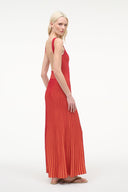 STAUD, Claretta Dress in Sunburst, Size Medium STAUD, Claretta Dress in Sunburst, Size Medium
