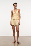 CORSO LINEN TOP | BUTTER BUTTER / XS