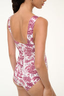 Image ADELAIDE ONE PIECE | BORDEAUX TOILE 5 of 6