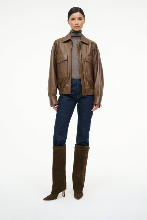 Go to WALLY FOLDOVER HIGH HEEL BOOT TRUFFLE view 2