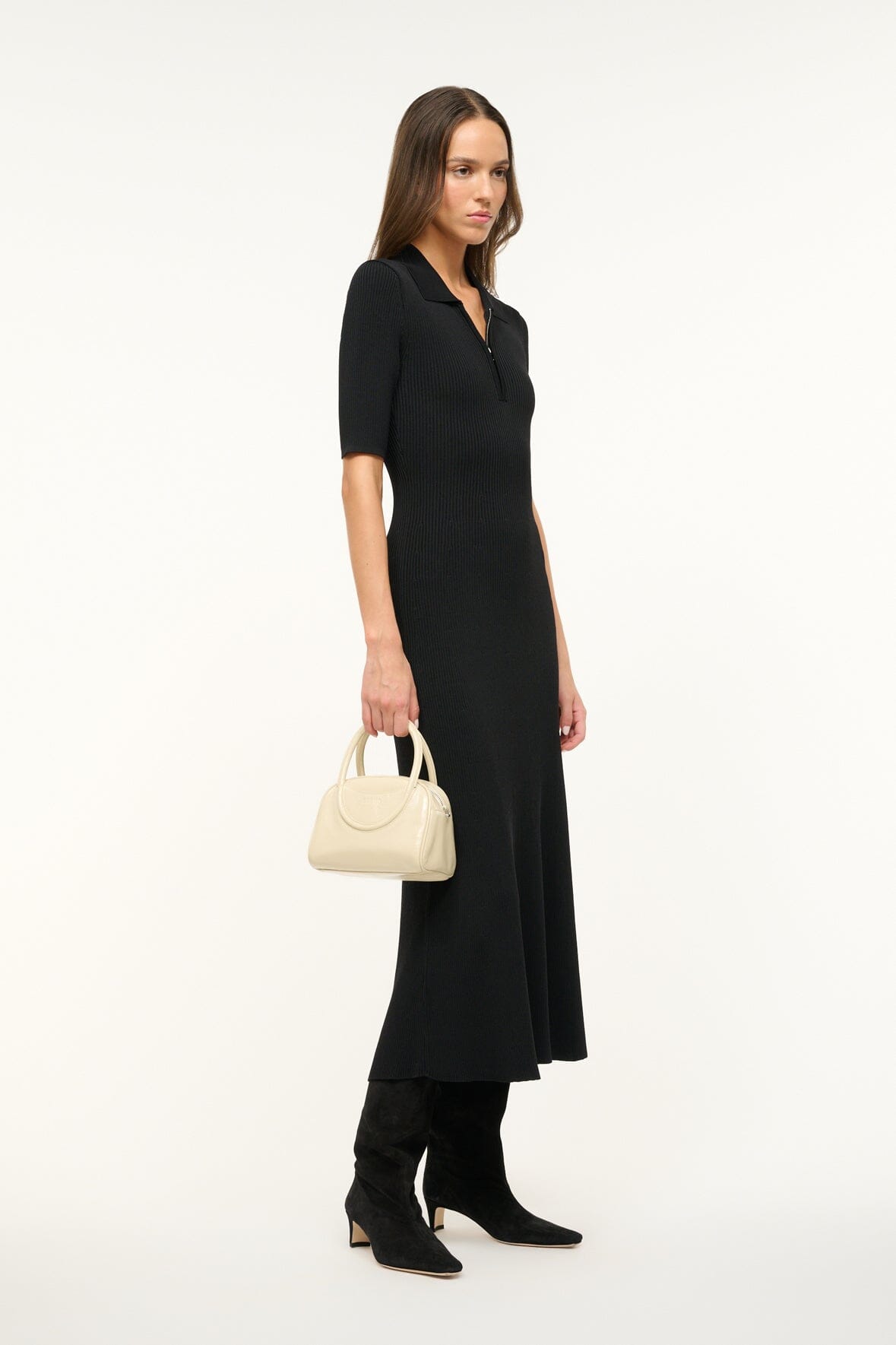 Image ROLAND DRESS | BLACK 5 of 6 and Clicking this image will trigger a zoom pop-up