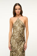 Image CUBISM DRESS | SERGEANT GREEN PAINTED PALM 2 of 5