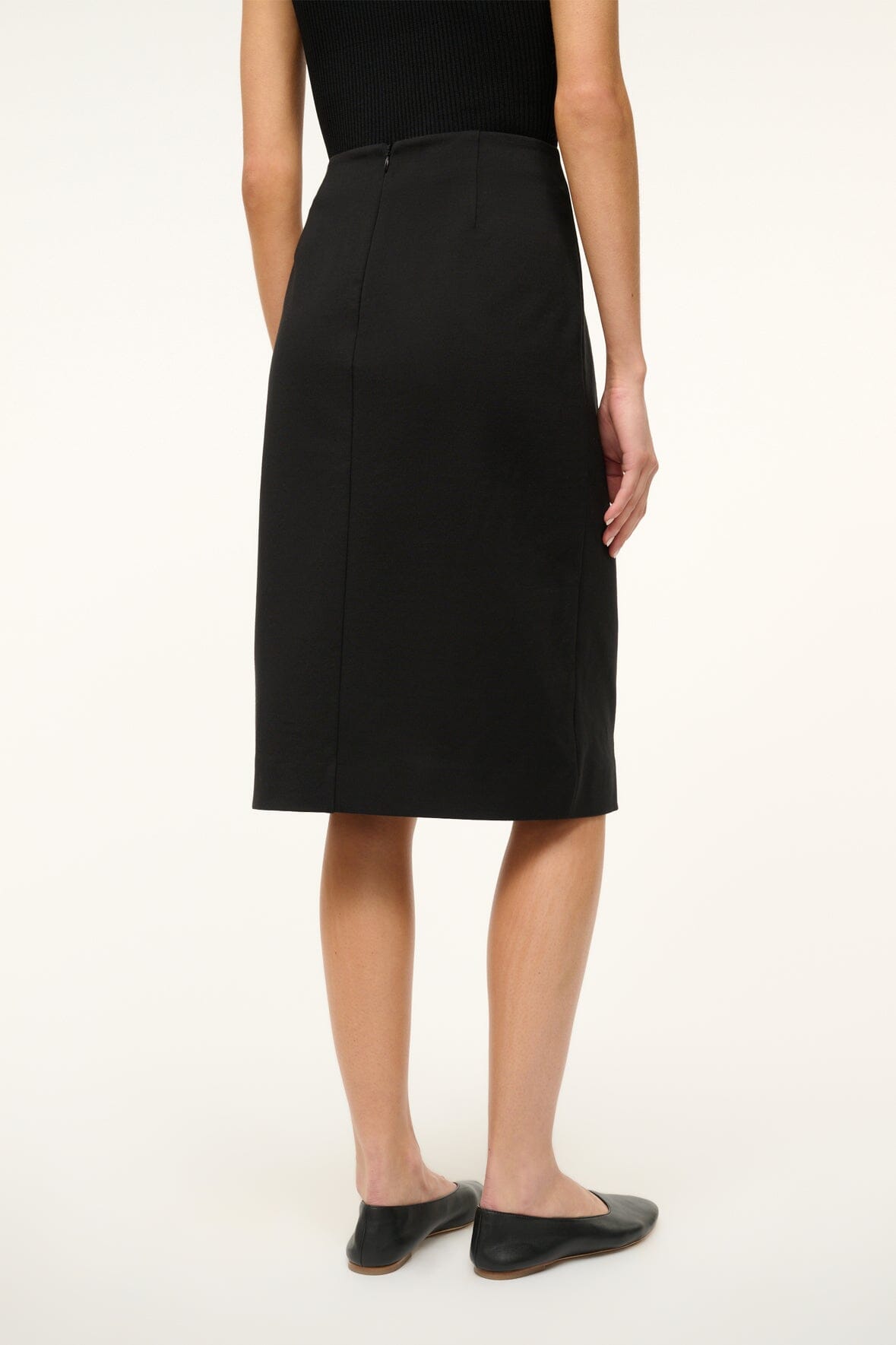 PASCALE PENCIL SKIRT | BLACK - Slide 5 of 6