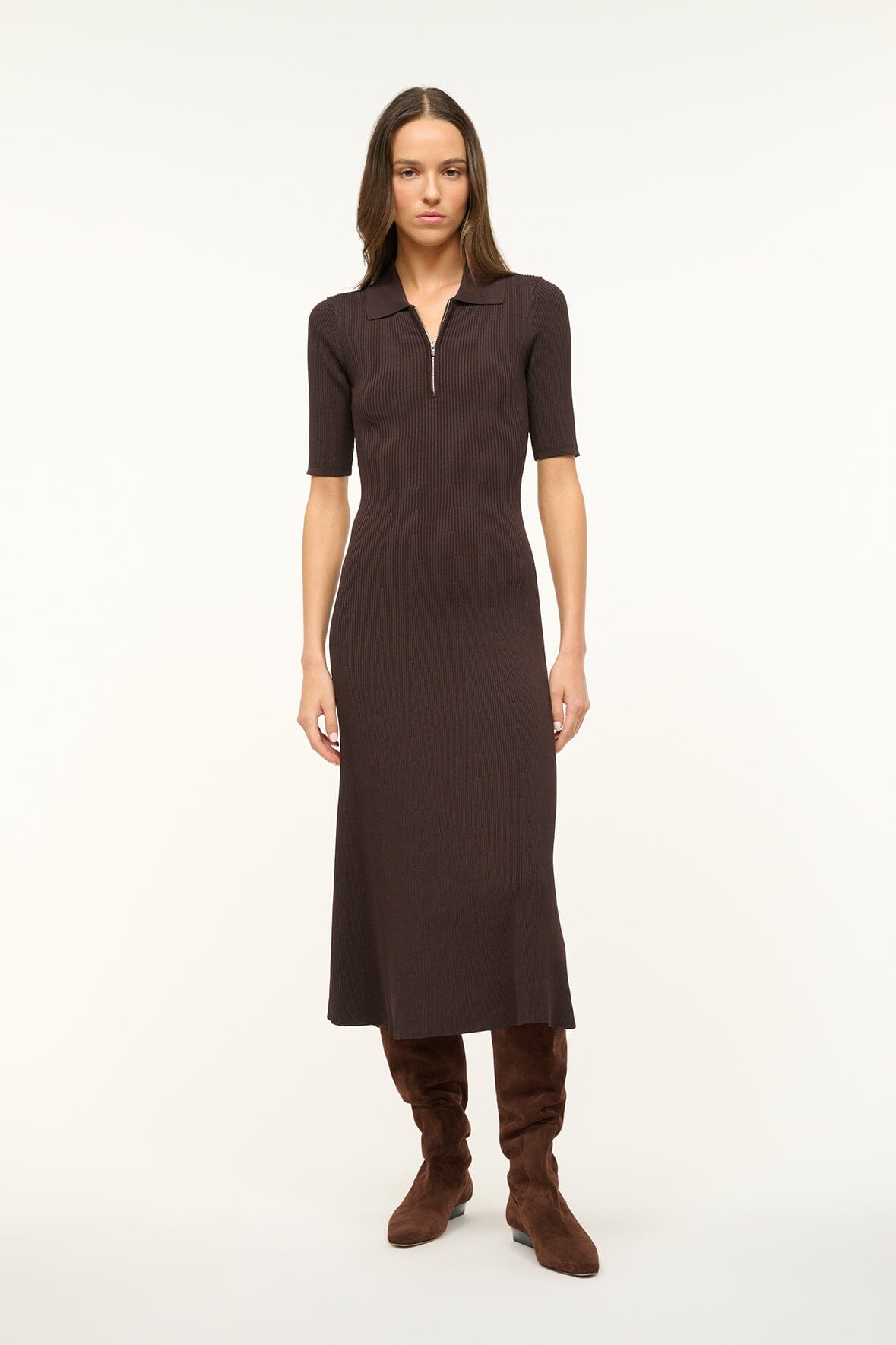 Image ROLAND DRESS | EARTH 1 of 7 and Clicking this image will trigger a zoom pop-up