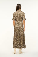 Image JOAN MAXI DRESS | SERGEANT GREEN PAINTED PALM 6 of 7