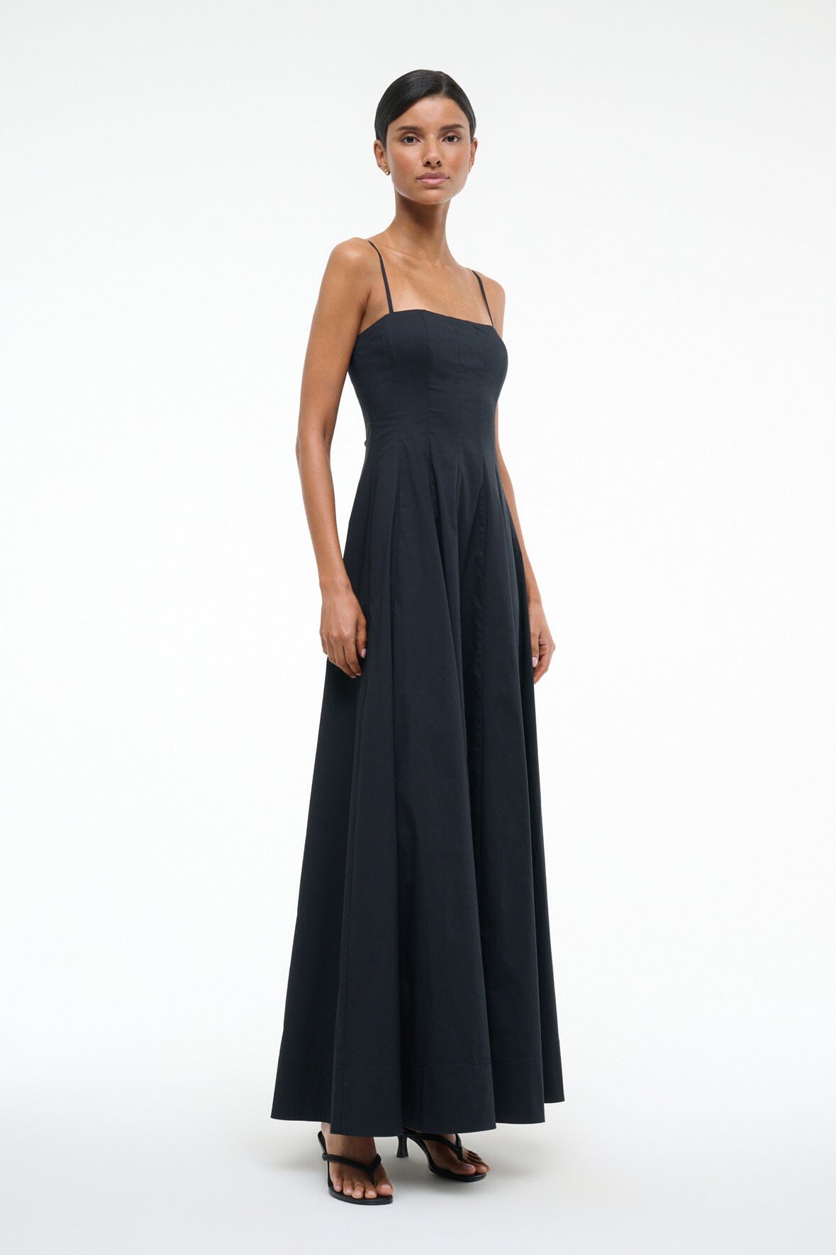 STAUD, Wylie Maxi Dress in Black, Size 8 STAUD, Wylie Maxi Dress in Black, Size 8