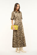 Image JOAN MAXI DRESS | SERGEANT GREEN PAINTED PALM 4 of 7