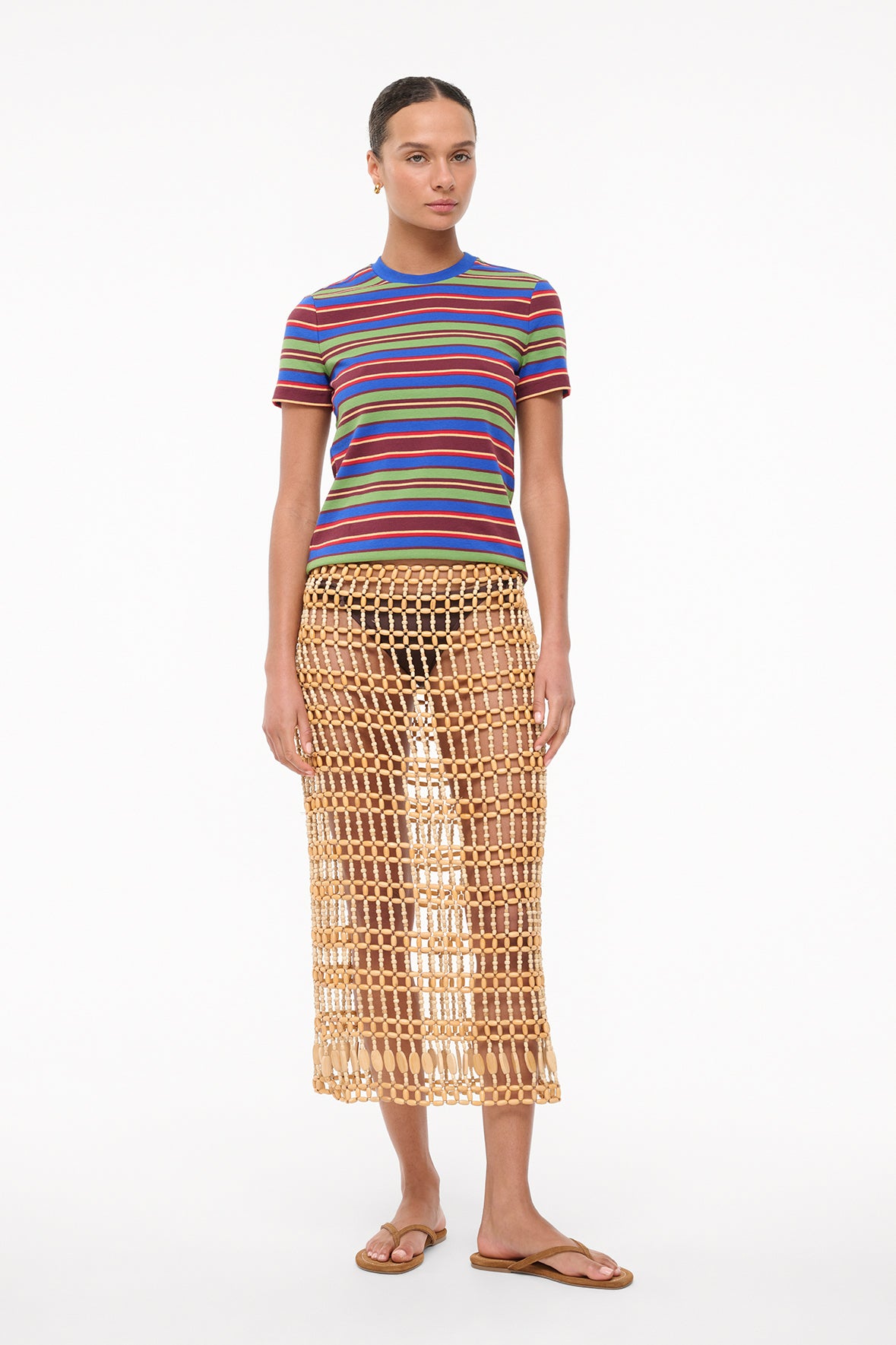 Image ABACO SKIRT | NATURAL 3 of 4 and Clicking this image will trigger a zoom pop-up