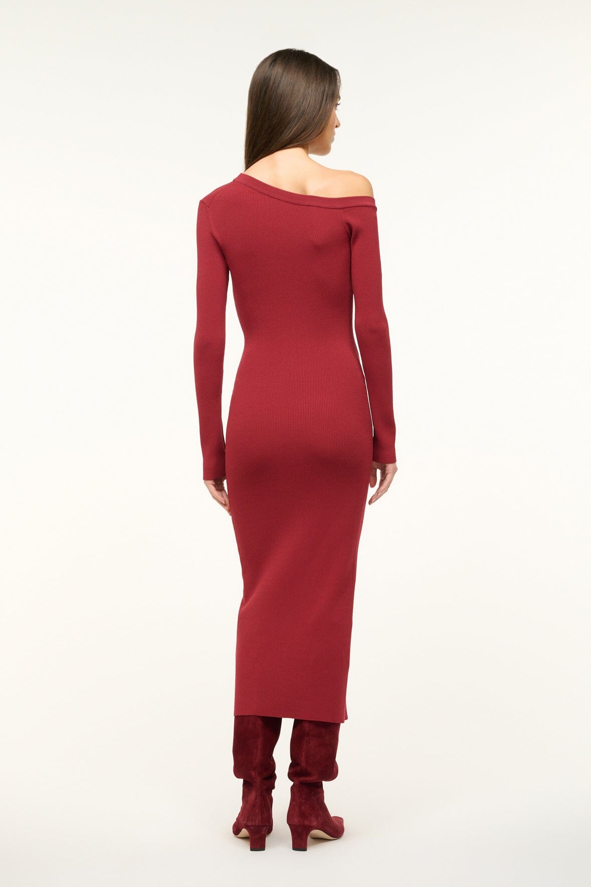 Image CRAFTSMAN SWEATER DRESS | SYRAH 4 of 5 and Clicking this image will trigger a zoom pop-up