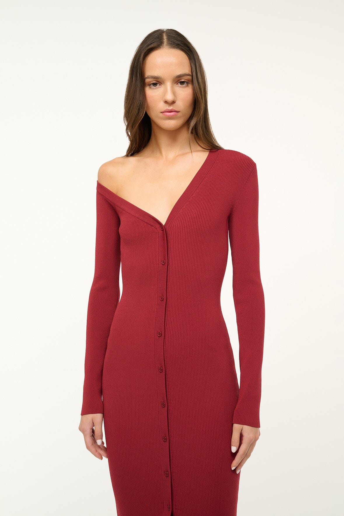 Image CRAFTSMAN SWEATER DRESS | SYRAH 2 of 5 and Clicking this image will trigger a zoom pop-up