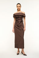 Image ANDREA DRESS | DARK CHOCOLATE 1 of 5