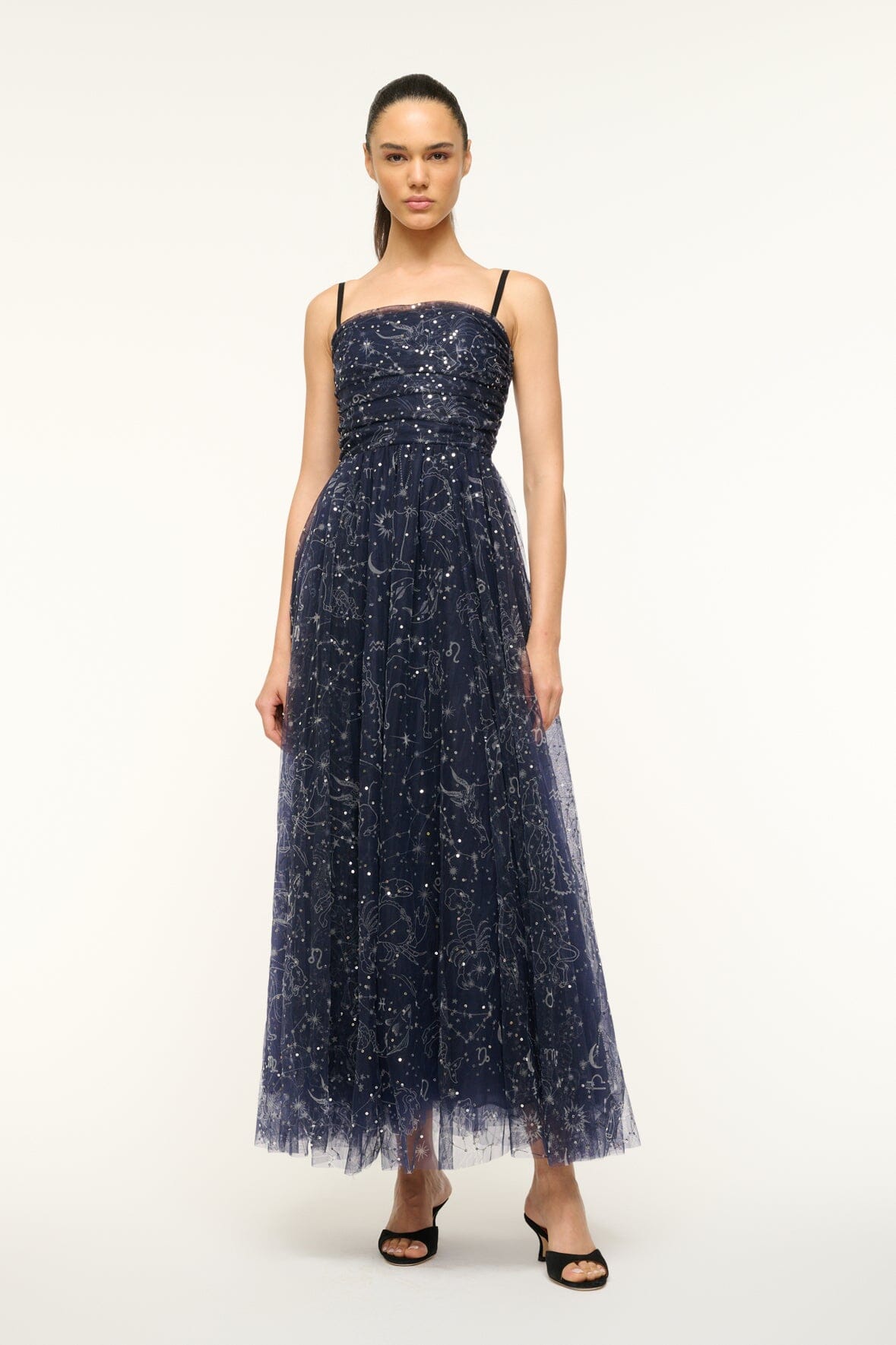 Image BETTINA DRESS | ZODIAC CONSTELLATION 1 of 5 and Clicking this image will trigger a zoom pop-up