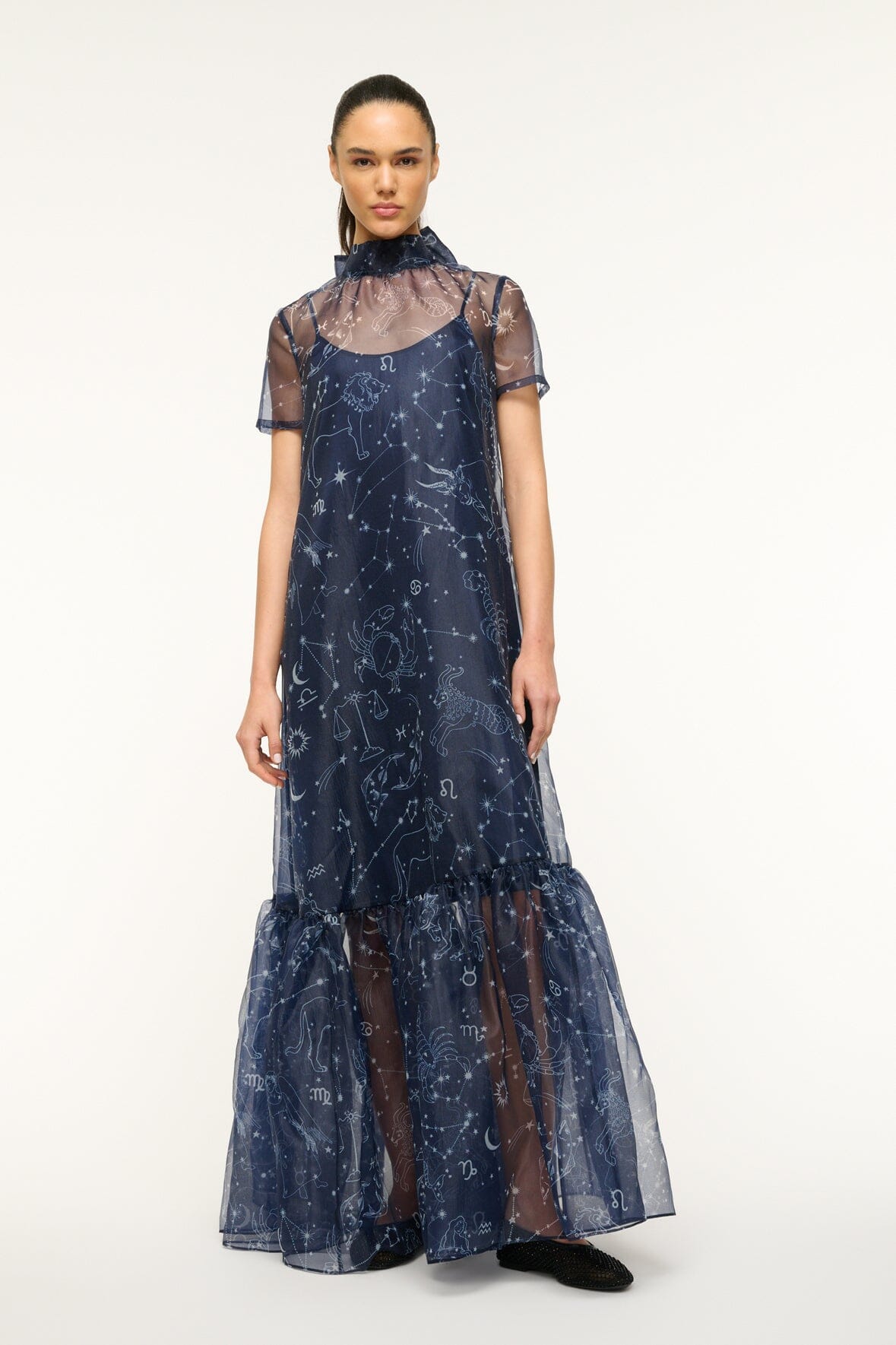 Image CALLUNA DRESS | ZODIAC CONSTELLATION 1 of 5 and Clicking this image will trigger a zoom pop-up