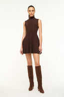 Image CHARADE DRESS | DARK CHOCOLATE 1 of 7