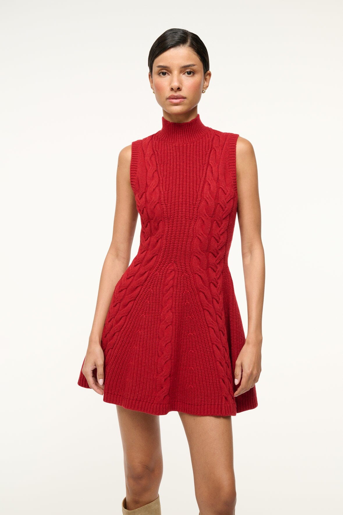 Image CHARADE DRESS | ROUGE 4 of 7 and Clicking this image will trigger a zoom pop-up