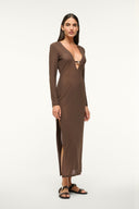 Image CLEO DRESS | DARK CHOCOLATE 2 of 5