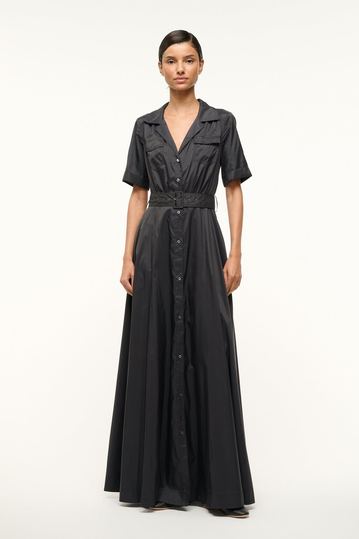 Image MILLIE DRESS | BLACK 1 of 5 and Clicking this image will trigger a zoom pop-up