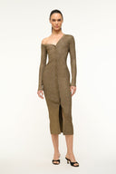 Image CRAFTSMAN SWEATER DRESS | METALLIC GOLD 1 of 5