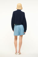 Image CRUZ LINEN SHORT | SLATE BLUE 5 of 5