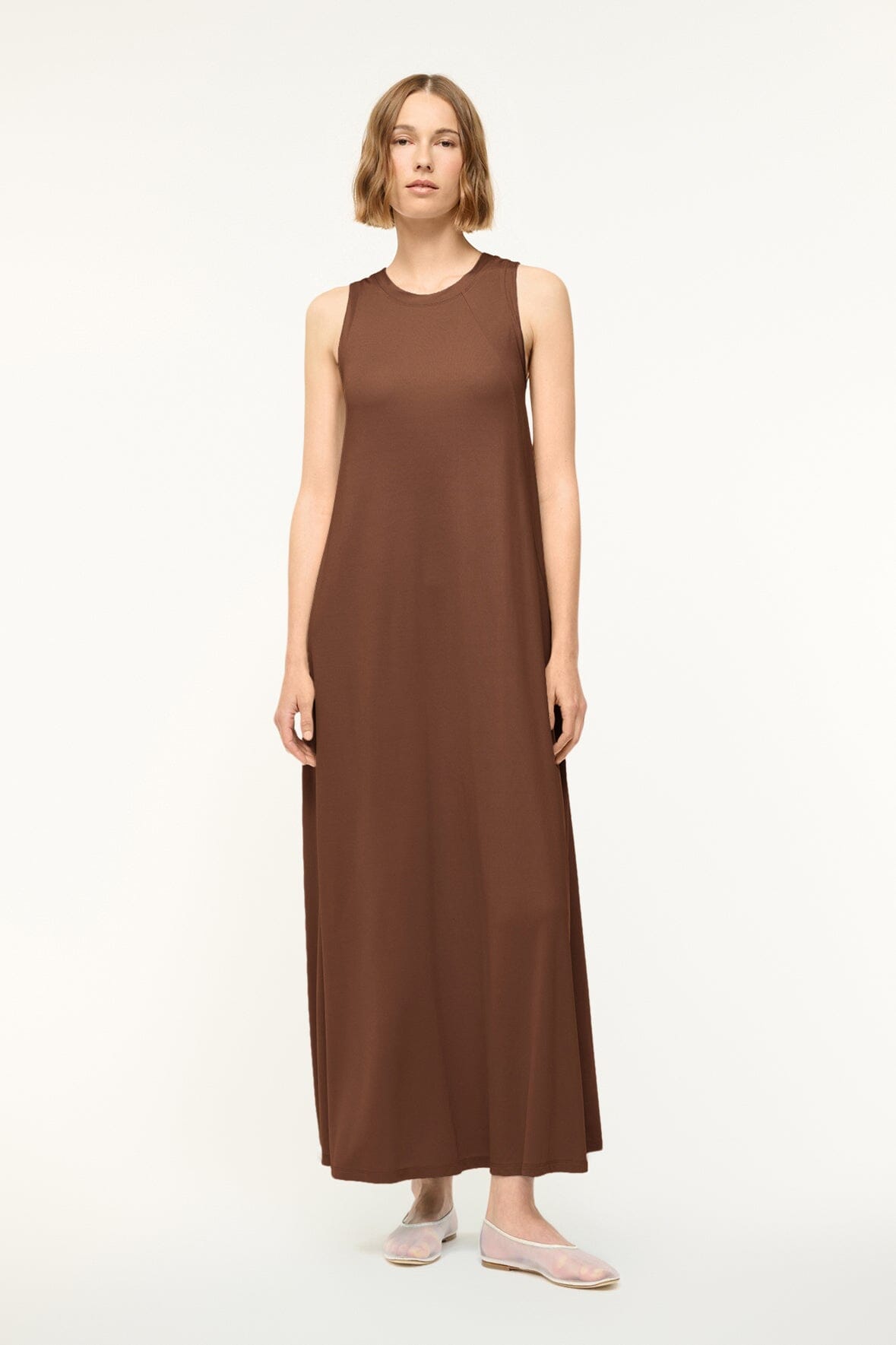 Image DAVI DRESS | DARK OAK 1 of 5 and Clicking this image will trigger a zoom pop-up