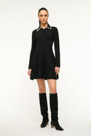 Image DUJOUR DRESS | BLACK IVORY 1 of 5