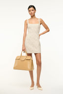 Image EDIE MINI DRESS | IVORY MULTI 1 of 4