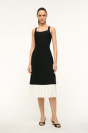 Image ELLISON DRESS | BLACK IVORY 1 of 5