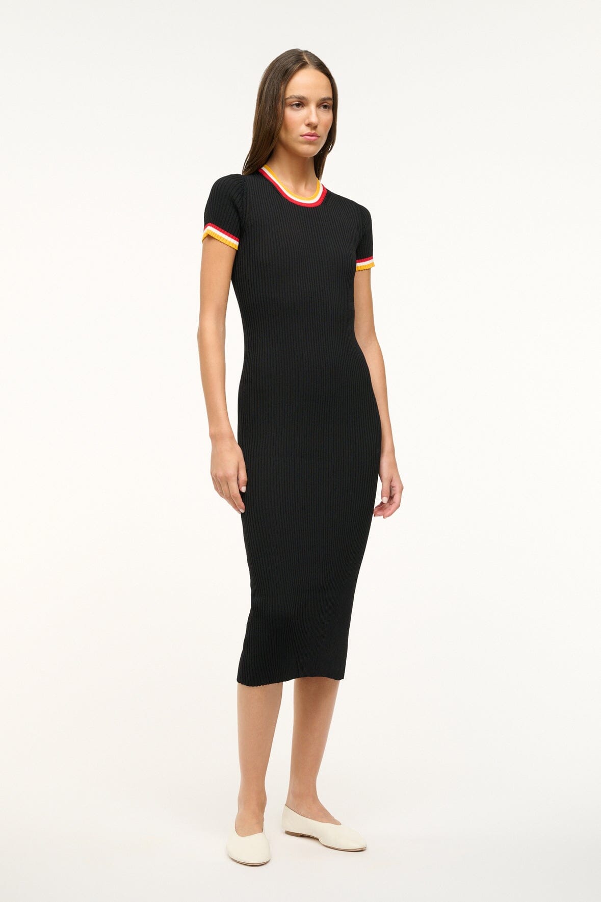 Image THE STAUD NFL COLLEEN DRESS | 49ERS BLACK 3 of 7 and Clicking this image will trigger a zoom pop-up