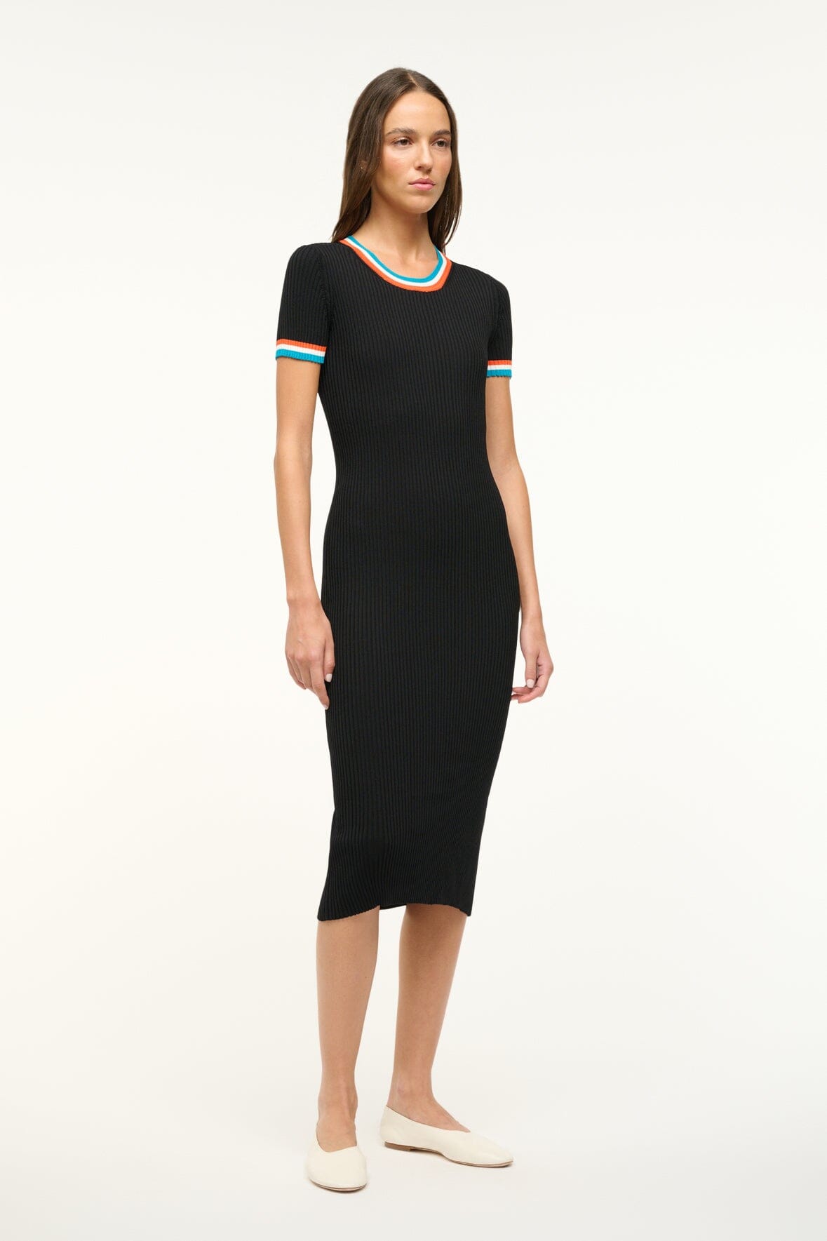 Image THE STAUD NFL COLLEEN DRESS | DOLPHINS 4 of 7 and Clicking this image will trigger a zoom pop-up