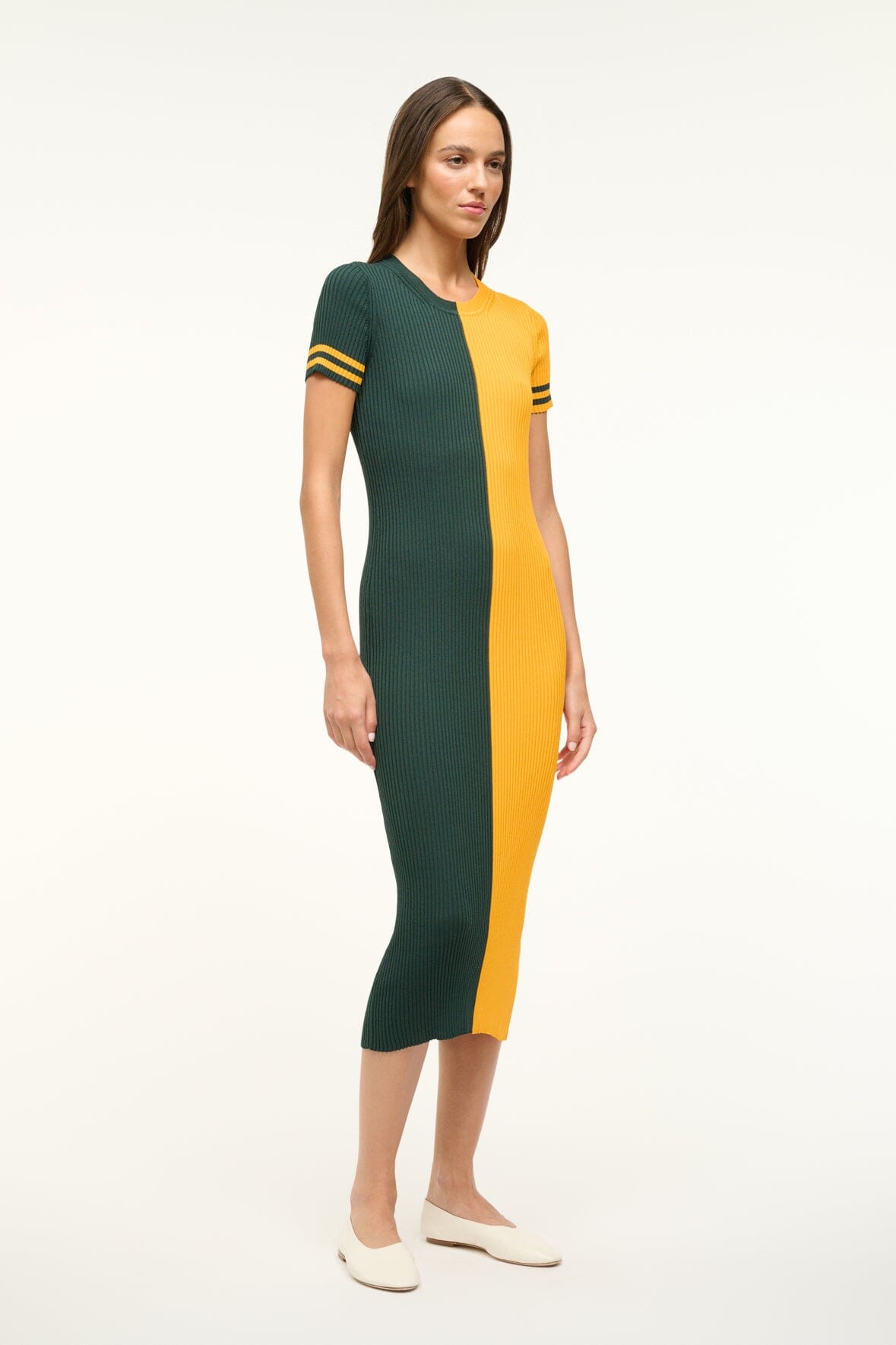 Image THE STAUD NFL COLLEEN DRESS | PACKERS 4 of 7 and Clicking this image will trigger a zoom pop-up