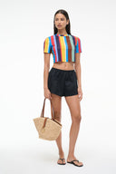 Image FERNANDA COVERUP TOP | MARKET STRIPE 1 of 5