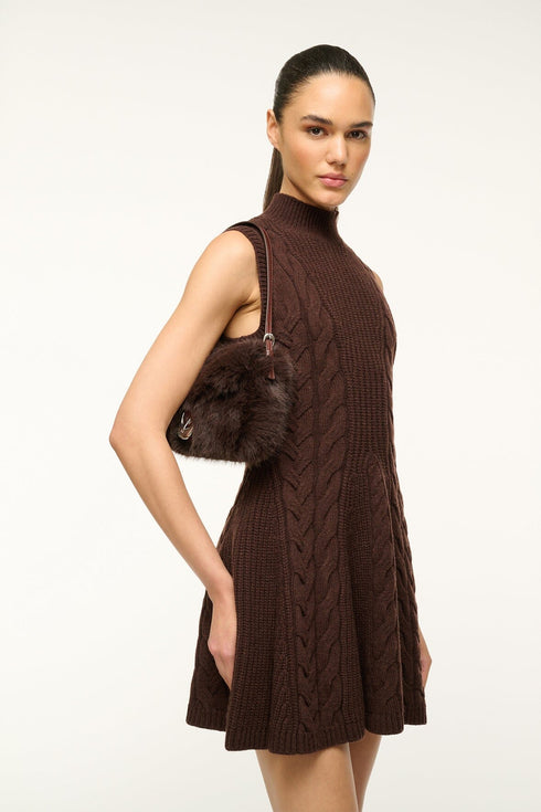 Go to HARLOW FAUX FUR BAG ESPRESSO view 2