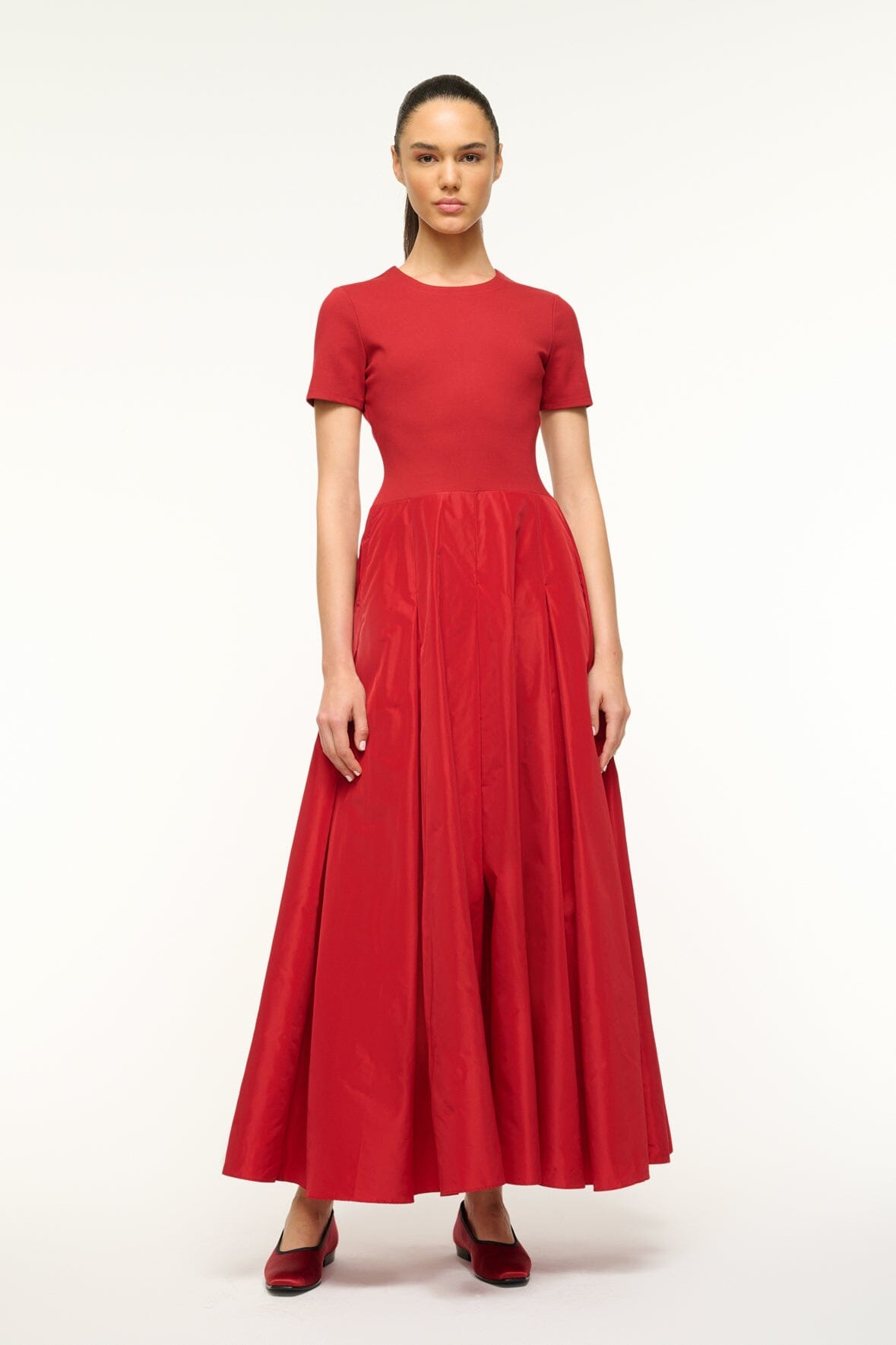 Image HOPPER DRESS | ROUGE 1 of 5 and Clicking this image will trigger a zoom pop-up