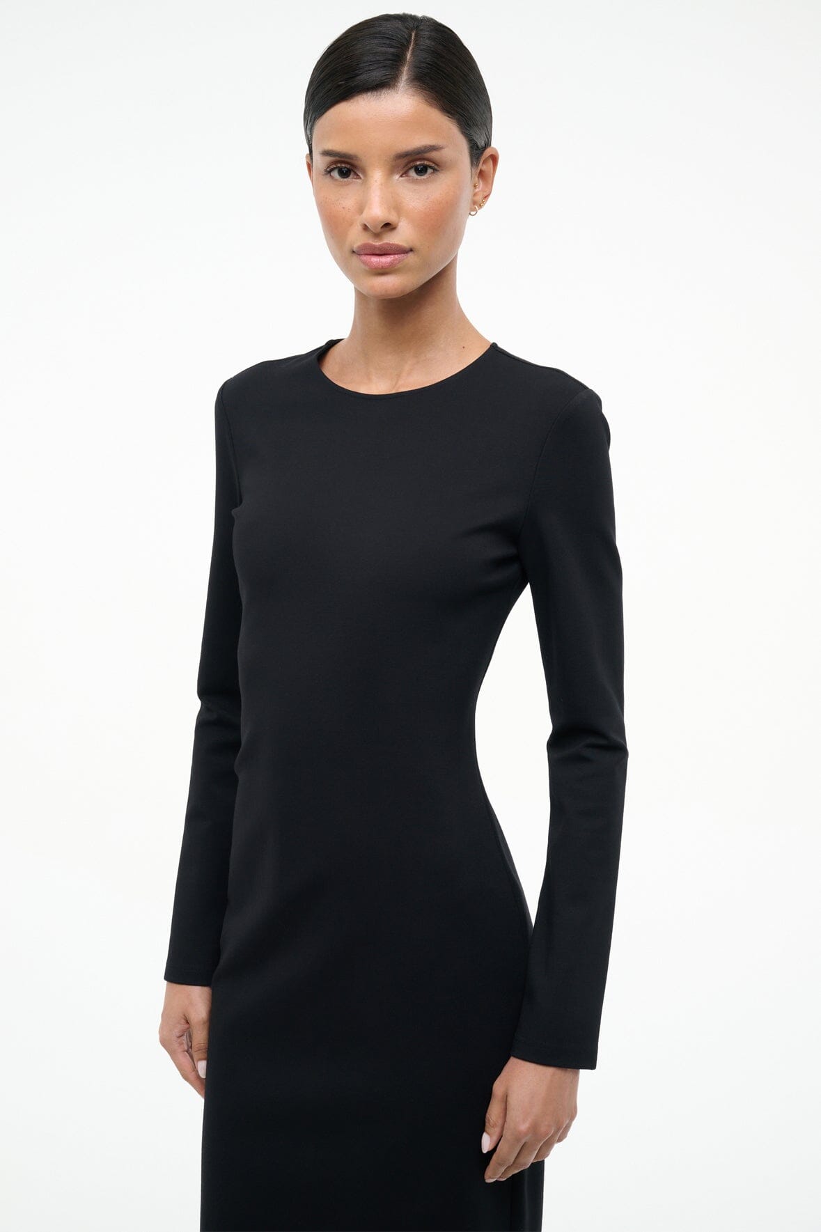 staud black dress long sleeve Staud Black Hunter Dress Black / M